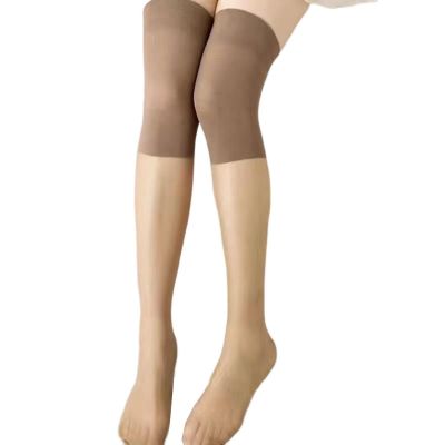 1 Pair Knee Socks Anti-hook Leg Decoration Thermal Cuttable Summer Ac Stockings